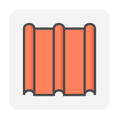 Sticker - roofing material icon