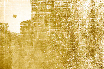 Canvas Print - Gold distressed texture