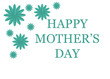 © Olena - Happy Mother’s day design greeting card. Vector illustration good for the mom holiday,poster,banner,invitation,postcard,wallpaper,background, brochure.Decorated with flowers,sun,clouds.Paper style