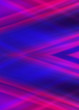 © Laura Сrazy - Abstract dark background with blue and pink neon glow. Neon light lines, waves.