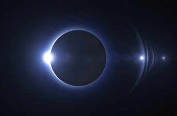 Wall Mural - solar eclipse.