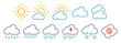 © GiorgioMorara - minimal simple weather reports icons