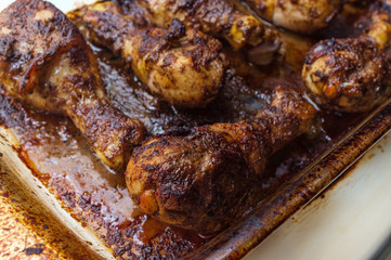 Wall Mural - Jamaican Jerk Chicken Legs