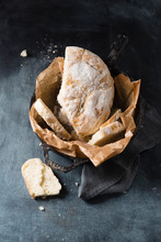 Studio Shot Of Fresh White Bread