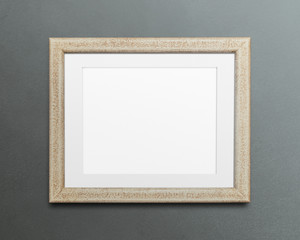 Wall Mural - Blank frame mockup