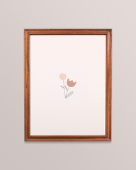 Wall Mural - Artwork in a frame mockup