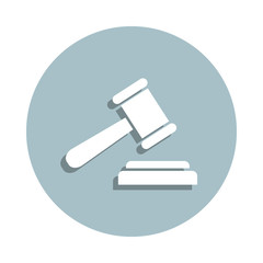 Poster - Security, auction badge icon. Simple glyph, flat vector of gdpr icons for ui and ux, website or mobile application