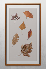 Wall Mural - Artwork in a frame mockup