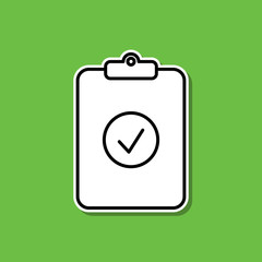 Poster - Strengths sticker icon. Simple thin line, outline vector of cv icons for ui and ux, website or mobile application