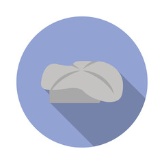 Aufkleber - chef hat colored illustration. Element of colored food icon for mobile concept and web apps. Detailed chef hat icon can be used for web and mobile long shadow icon
