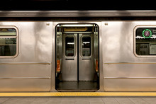 Inside Of New York Subway: New York, NY, U.S.A.