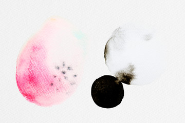 Wall Mural - watercolor brushstrokes set