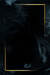 Wall Mural - gold frame on paint