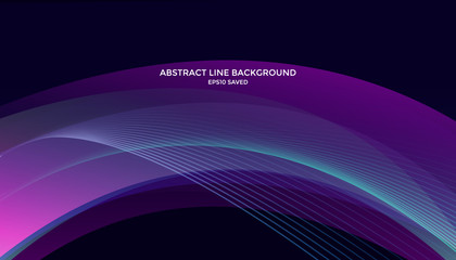 Wall Mural - wavy line background, abstract line pattern