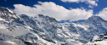 Panoramic View Of Snowcapped Mountains Against Sky
