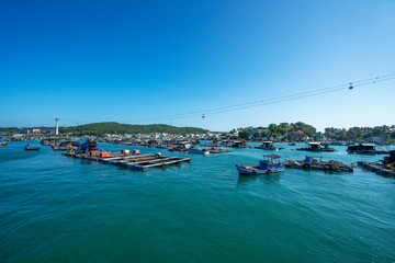 An Thoi harbor at Phu Quoc island, Kien Giang, Vietnam.