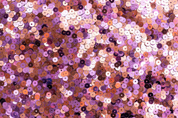 Wall Mural - Pink sequin patterned background