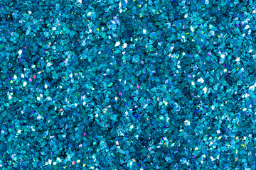 Wall Mural - Shiny blue glitter textured background