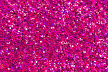 Shiny Pink Glitter Textured Background