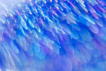Wall Mural - abstract bright blue bokeh background