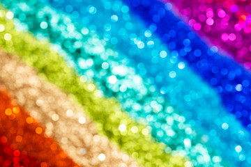 Poster - Colorful rainbow glitter background texture