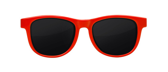 red sunglasses