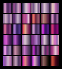 Wall Mural - Glossy neon shiny metallic gradient colorful illustration
