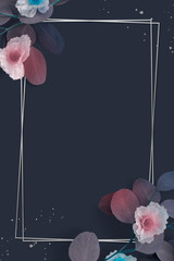 Wall Mural - Frame with flowers