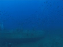 Fish Net Underwater Scuba Divers Getting Close Dangerous Ghost Nets Ocean Scenery
