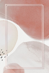 Wall Mural - Rectangle gold badge psd