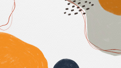 Wall Mural - Watercolor patterned banner