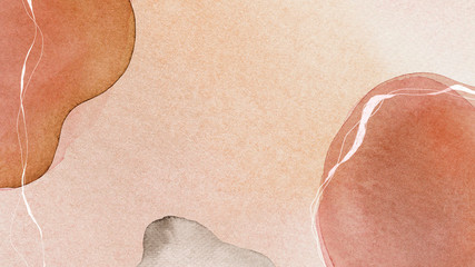 Wall Mural - watercolor patterned banner