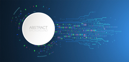 Modern futuristic, engineering, science, technology vector background.