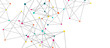 © antishock - Line points connections, triangular technology design. Abstract geometric background