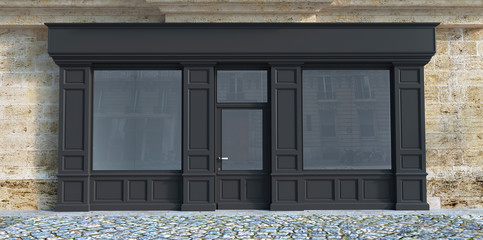 Shop front gray