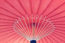 Full Frame Shot Of Red Umbrella