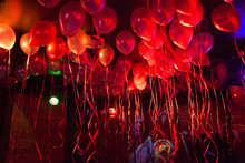 Red Balloons During Celebration
