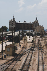 Train station rail passenger travel