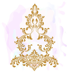 Canvas Print - Vector French Luxury rich intricate ornaments. Victorian Royal Style decor