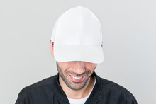 Happy Man Wearing A White Cap