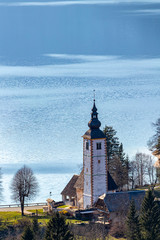 Church of St. John the Baptist at Bohinj lake