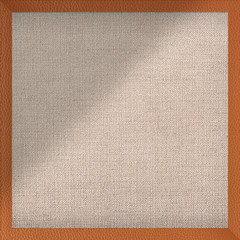 Wall Mural - brown leather frame