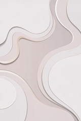 Wall Mural - abstract layered paper banner