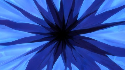 Wall Mural - Abstract Reflective Shiny Crystal Tunnel Cave of Jagged Spikes - Abstract Background Texture