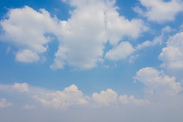 Wall Mural - Bright Blue sky with cloud gold after rain