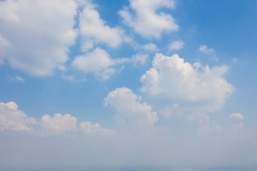 Wall Mural - Bright Blue sky with cloud gold after rain