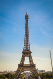 Fototapeta Boho - Eiffel Tower seen from Jardins du Trocadero in Paris, France