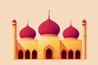 Respberry red dome masjid