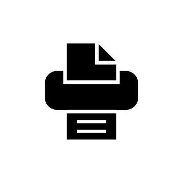 printer icon vector symbol template design trendy