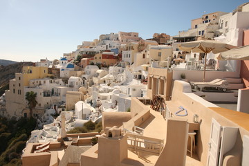 Wall Mural - oia village in santorini island greece